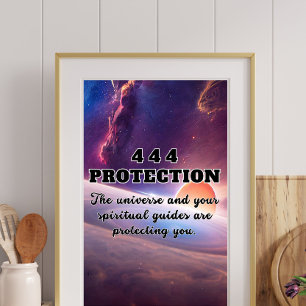 444 ANGEL NUMBERS POSTER