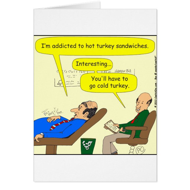 444 cold turkey Cartoon (Front)