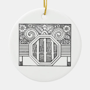 444 logo ornament