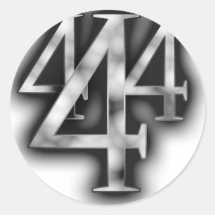 444round classic round sticker