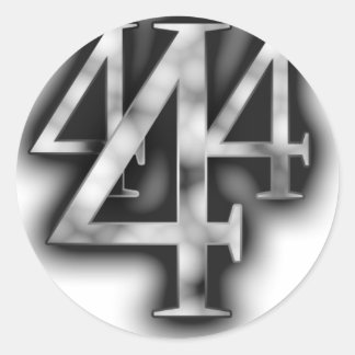 444round classic round sticker