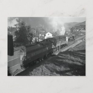 4456 Pulls the Daylight Through San Luis Obispo Postcard