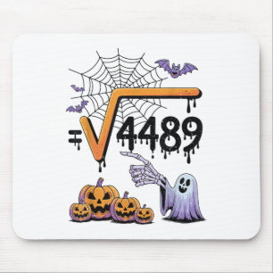 4489 Square Root 67 Math Teacher Halloween Costume Mouse Mat