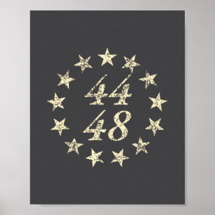 44-48 Barack Obama For President '28 2028 Vint Poster