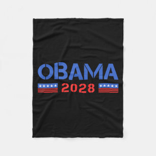 44-48 Michelle Barack Obama For President '28 Fleece Blanket