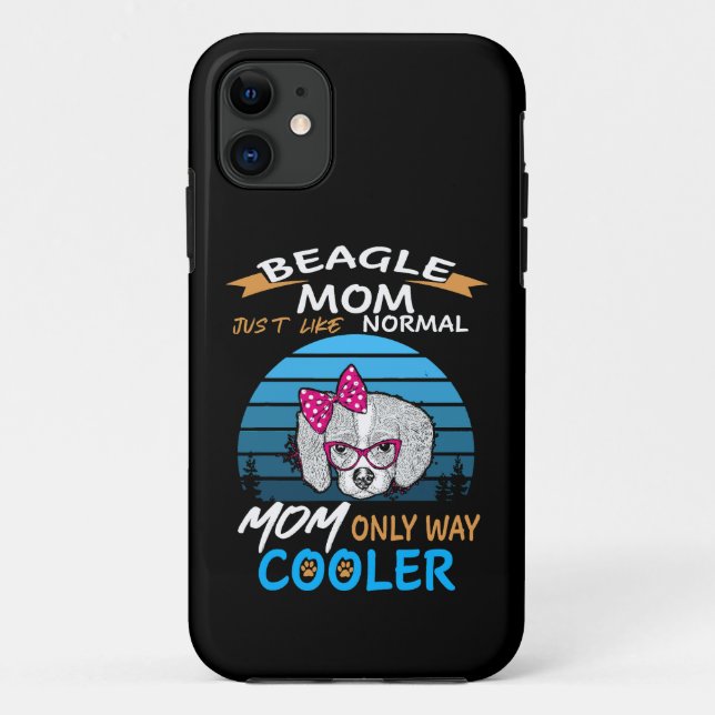 44 Beagle Mum Cooler Case-Mate iPhone Case (Back)