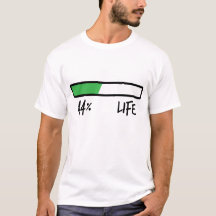 44% LIFE Funny 31-44 Year Old Shirt 44 Birthday