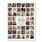 44 Photo Collage 40th Birthday Party