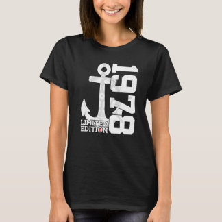 44 Year Capacity 1978 Sailor 44th Birthday T-Shirt