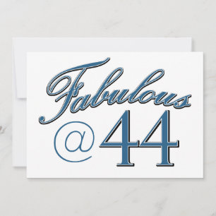 44 year old birthday designs