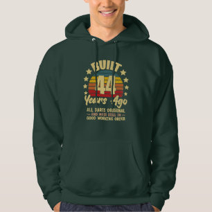44 Years Ago All Parts Original 44th Birthday Hoodie