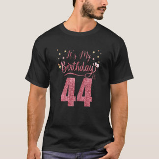 44 Years Old It's My Birthday Awesome Birthday Par T-Shirt