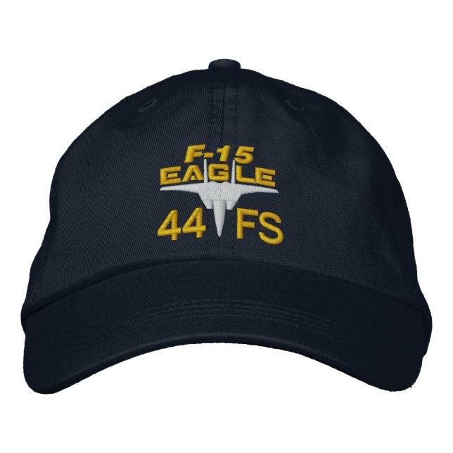 44FS F-15 High Tech Eagle Golf Hat (Front)