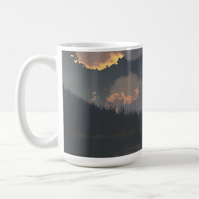 44oz mug with "eclipse" image (Left)