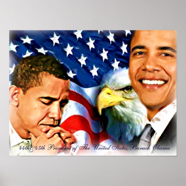 44th & 45th President,Barack Obama_Poster Poster (Front)