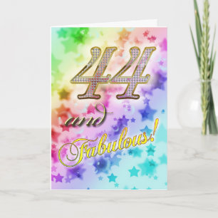 44th birthday for someone Fabulous Card