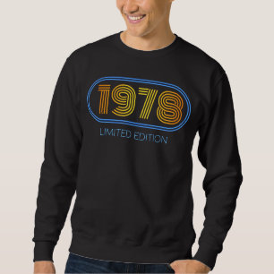 44th Birthday Ladies Mens 44 Years 1978 Gift 14 Sweatshirt