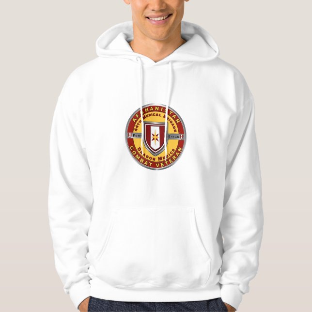 44th Medical Brigade Afghanistan Veteran Hoodie (Front)