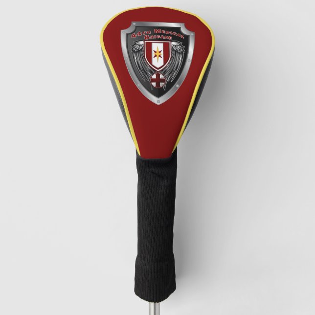 44th Medical Brigade “Dragon Medics” Shield Golf Head Cover (Front)