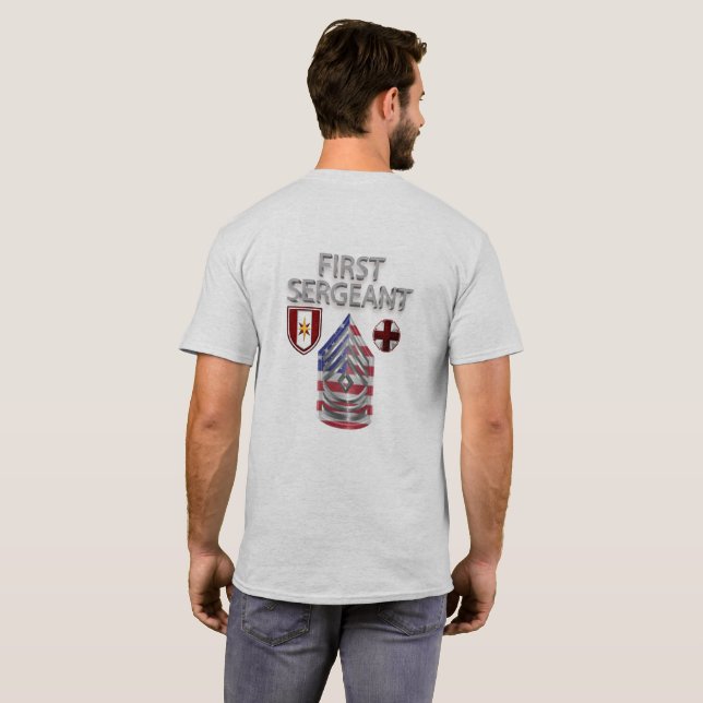 44th Medical Brigade First Sergeant T-Shirt (Back Full)