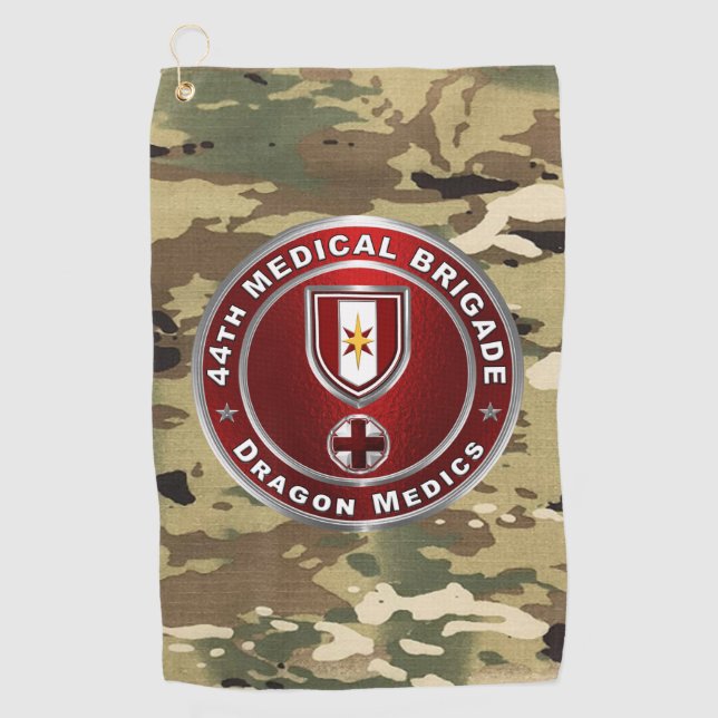 44th Medical Brigade  Golf Towel (Front)