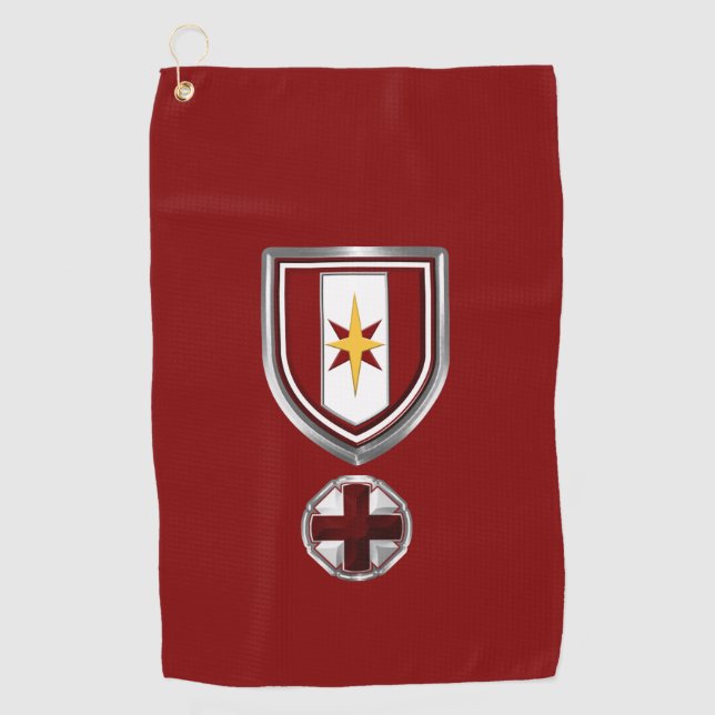44th Medical Brigade  Golf Towel (Front)