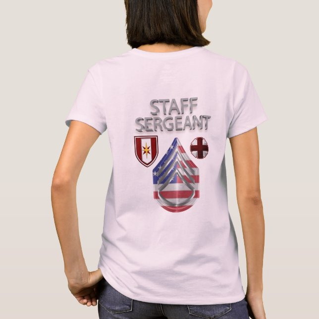 44th Medical Brigade Staff Sergeant T-Shirt (Back)