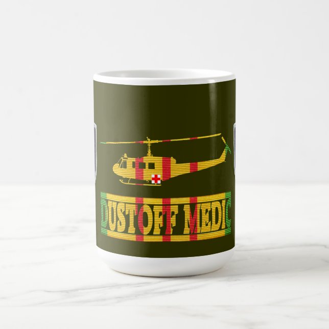 44th Medical Brigade UH-1 DUSTOFF Medic Mug (Center)