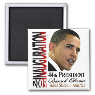 44th President Barack Obama Inauguration Magnet