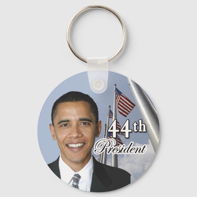 44th President Memorabilia Key Ring (Front)