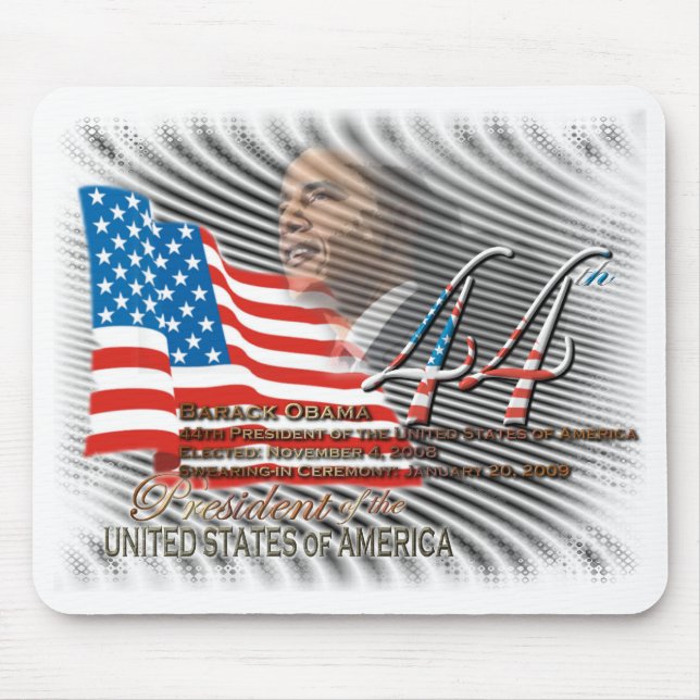 44th President Mouse Mat (Front)