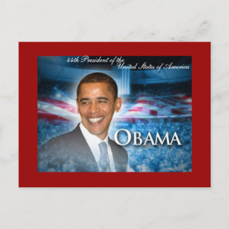 44th President OBAMA Postcard