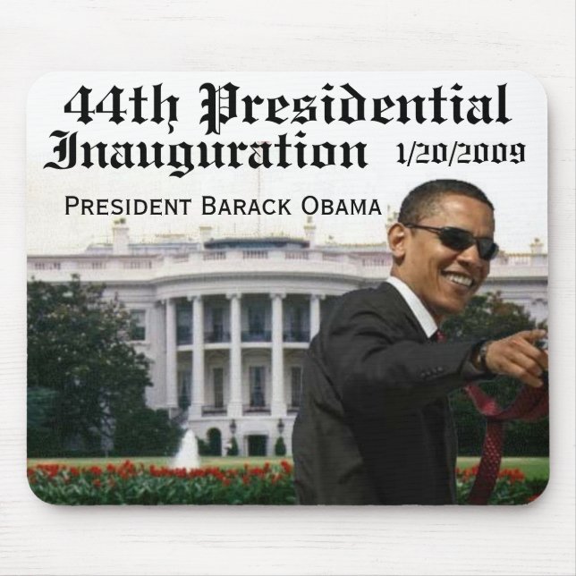 44th Presidential, Inauguration Mouse Mat (Front)