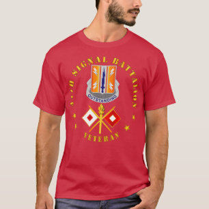 44th Signal Battalion Veteran w DUI Branch T-Shirt