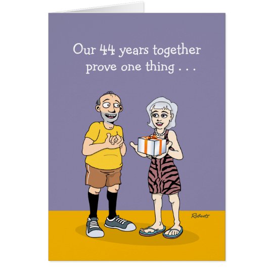 44th Wedding Anniversary Card: Love Card | Zazzle.co.uk