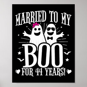 44th Wedding Anniversary October - Funny 44th Anni Poster
