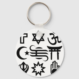 450px-Religious_syms.svg Key Ring