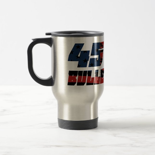 4547 Bulletproof Silver Travel Mug (Left)