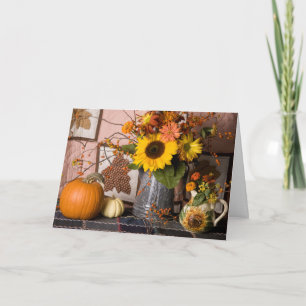 4549 autumn Still Life Birthday Card