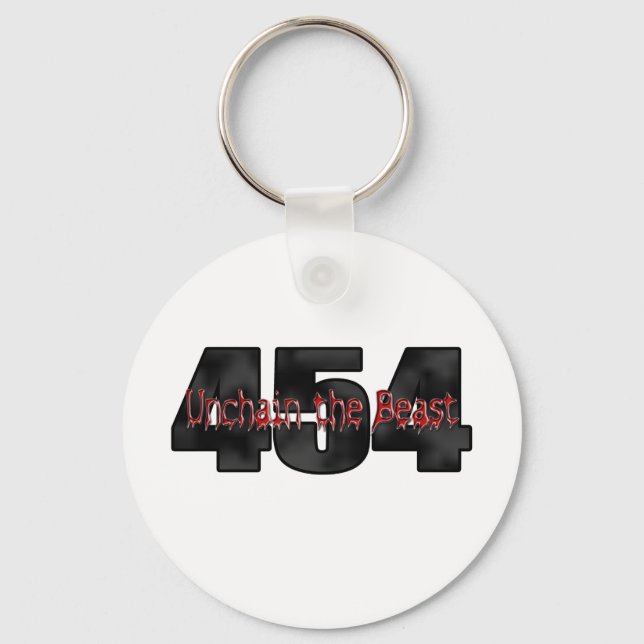 454 Big Block Beast Key Ring (Front)