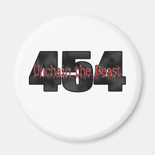 454 Big Block Beast Magnet (Front)