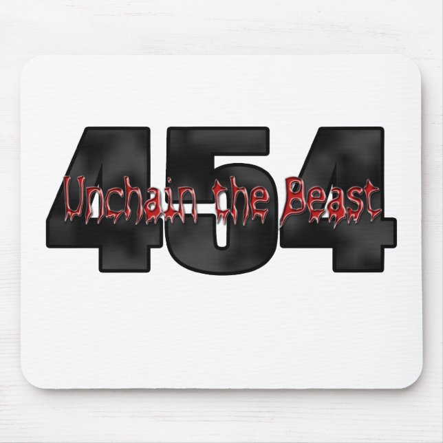 454 Big Block Beast Mouse Mat (Front)