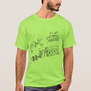 454ci Engine Block T-Shirt