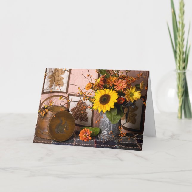 4560 Autumn Still Life Sympathy Card (Front)
