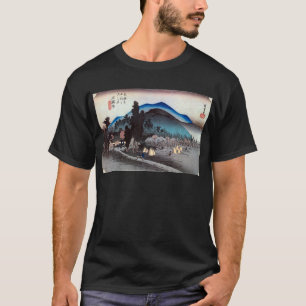 45. 石薬師宿, 広重 Ishiyakushi-juku, Hiroshige, Ukiyo-e T-Shirt