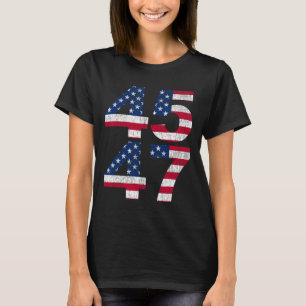 45 47 2024 President Vintage  T-Shirt