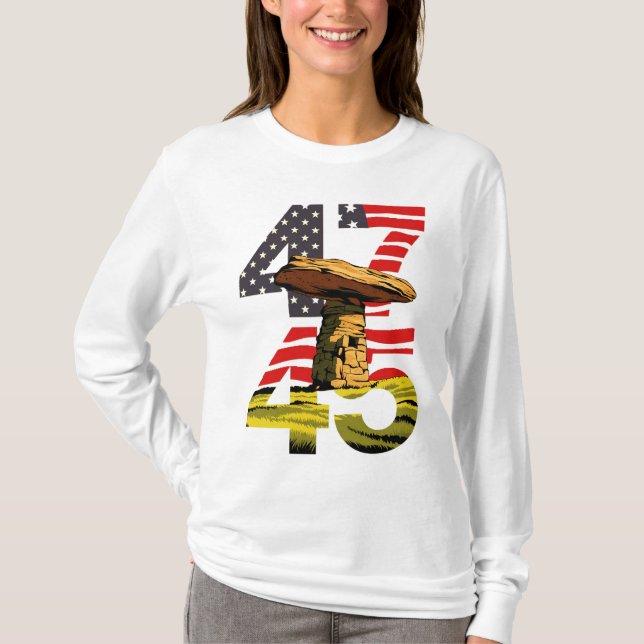 45 47 america T-Shirt (Front)