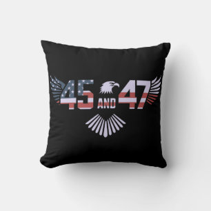 45-47 President 2024 Trumps Return to White House Cushion