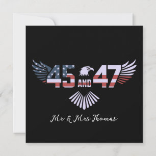 45-47 President 2024 Trumps Return to  White House Invitation