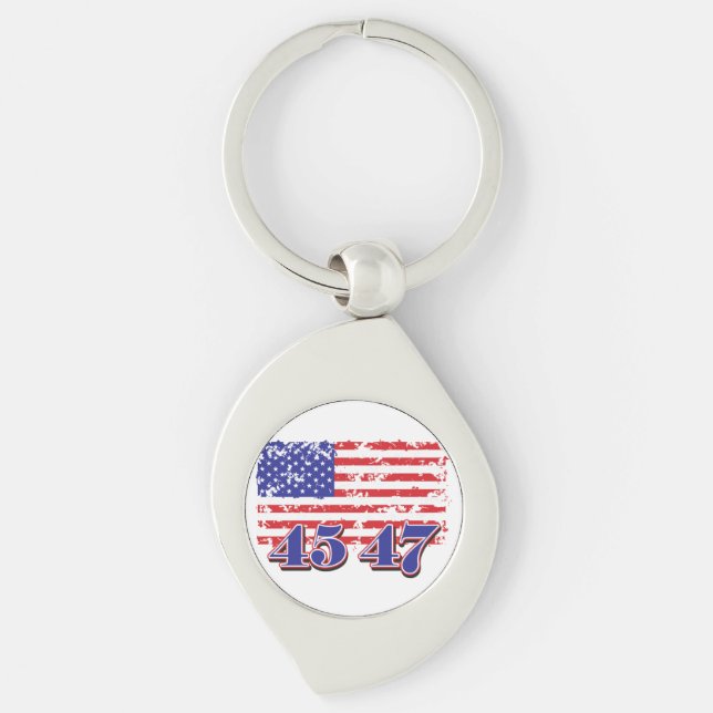 45-47 President TRump Key Ring (Front)